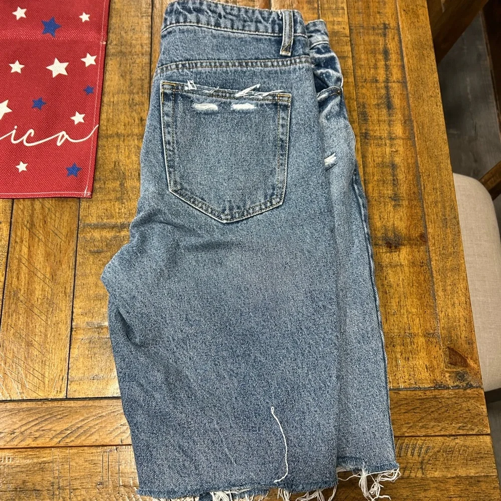 Roolee Blue Jean Shorts - Picture 2 of 4